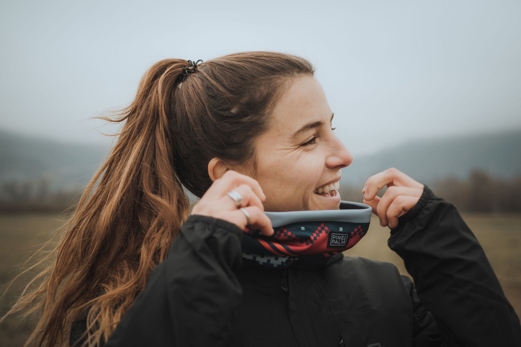 tour de cou technique fabriqué en France tissus recyclés