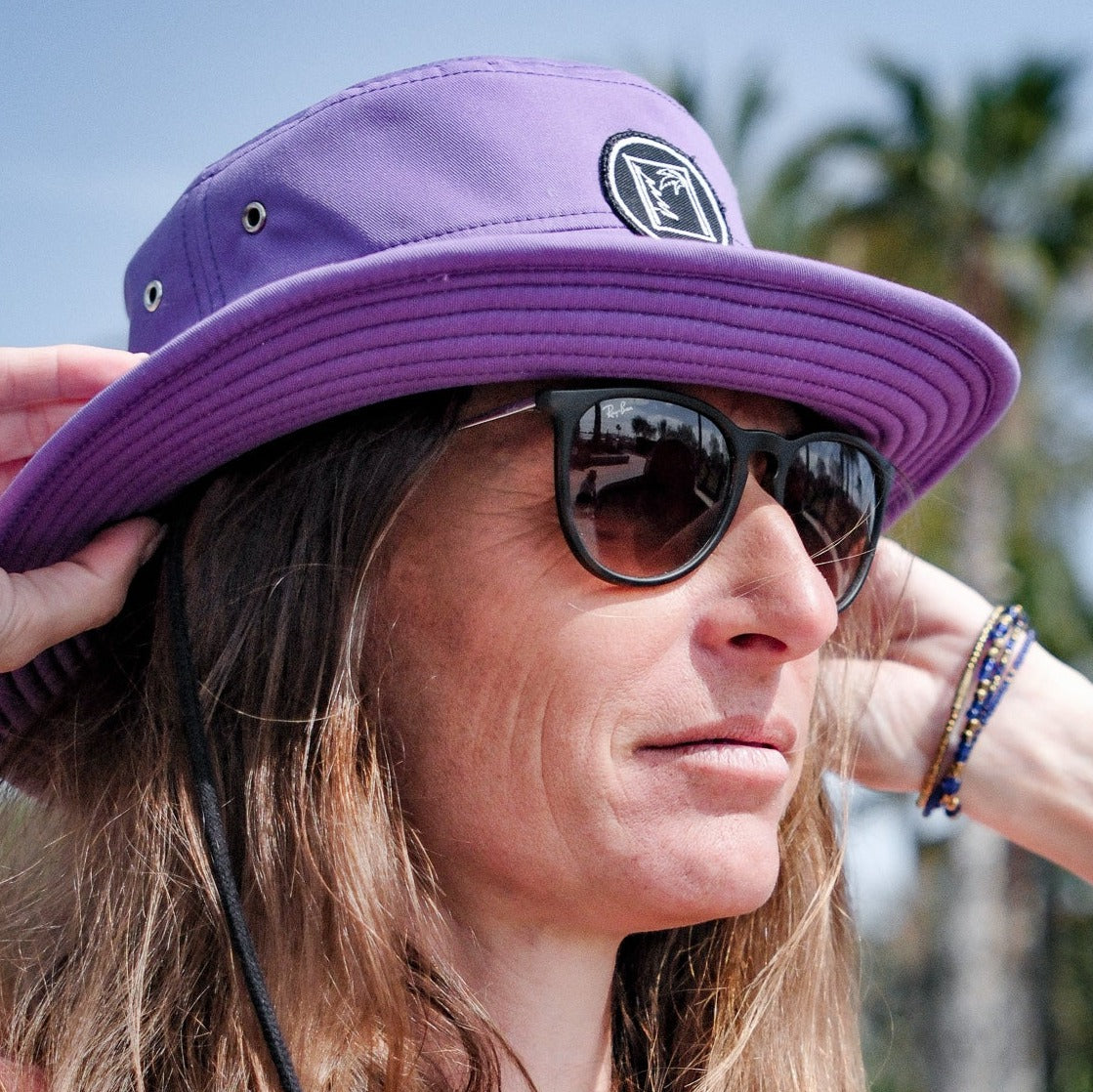 chapeau purple