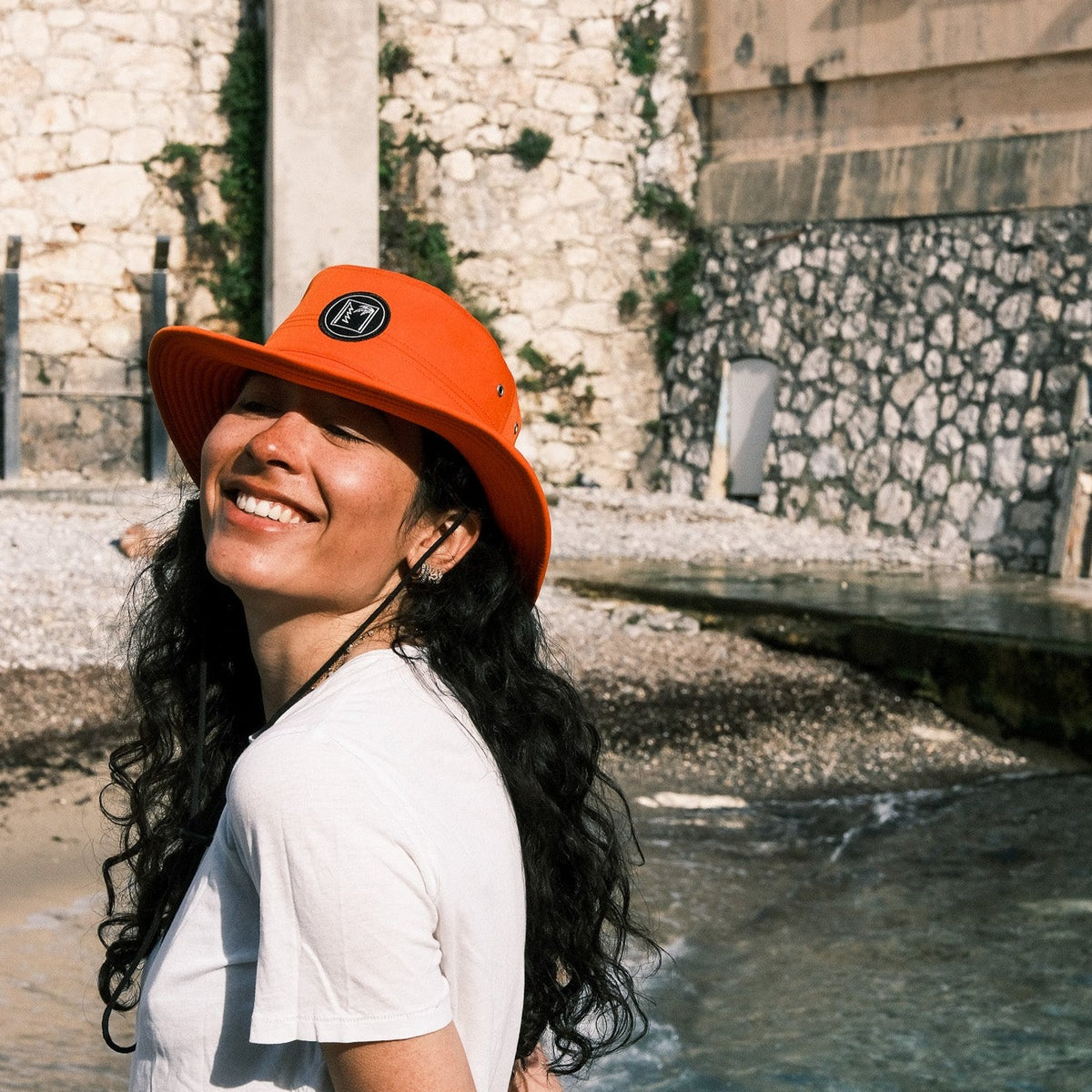 Bonnet Fille Claire's Orange Tricoté - Taille Unique - Neuf Avec étiquette