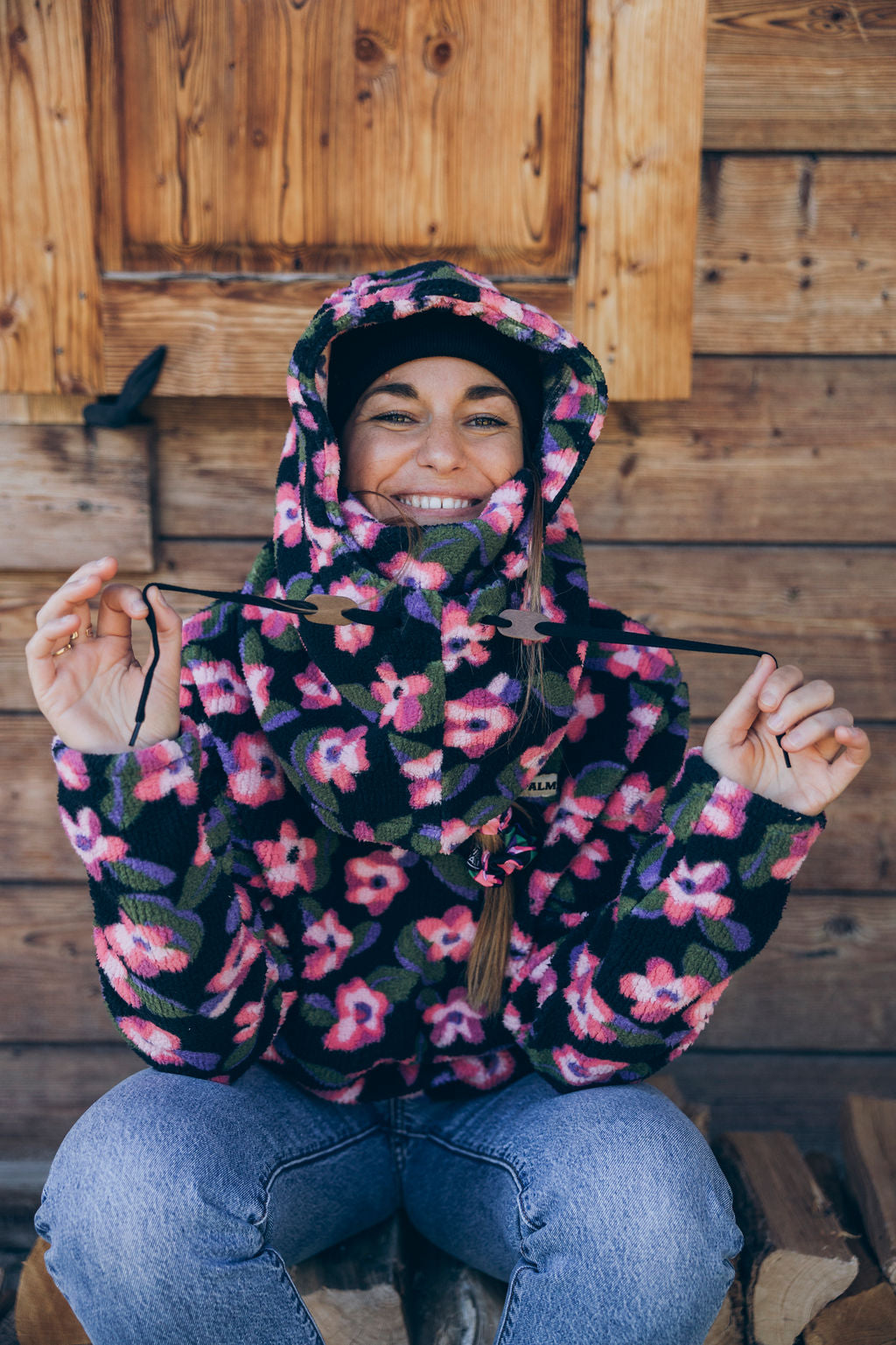 CAPUCHE POLAIRE ROSA