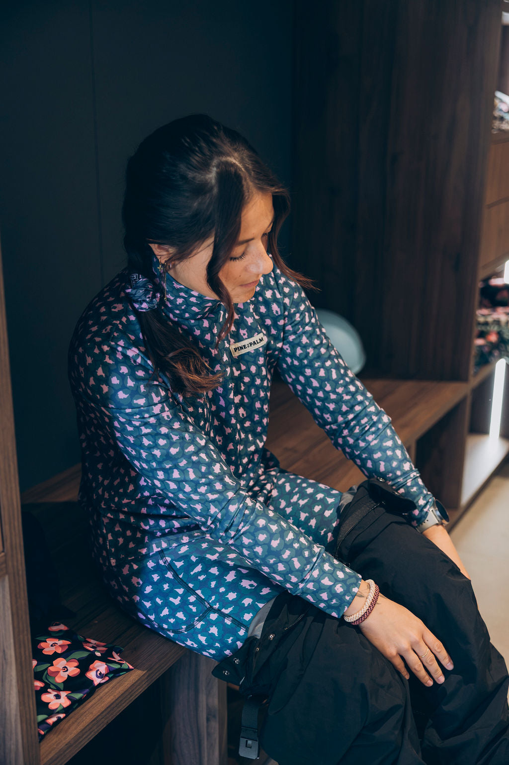 LEGGING WILD BLEU - FEMME