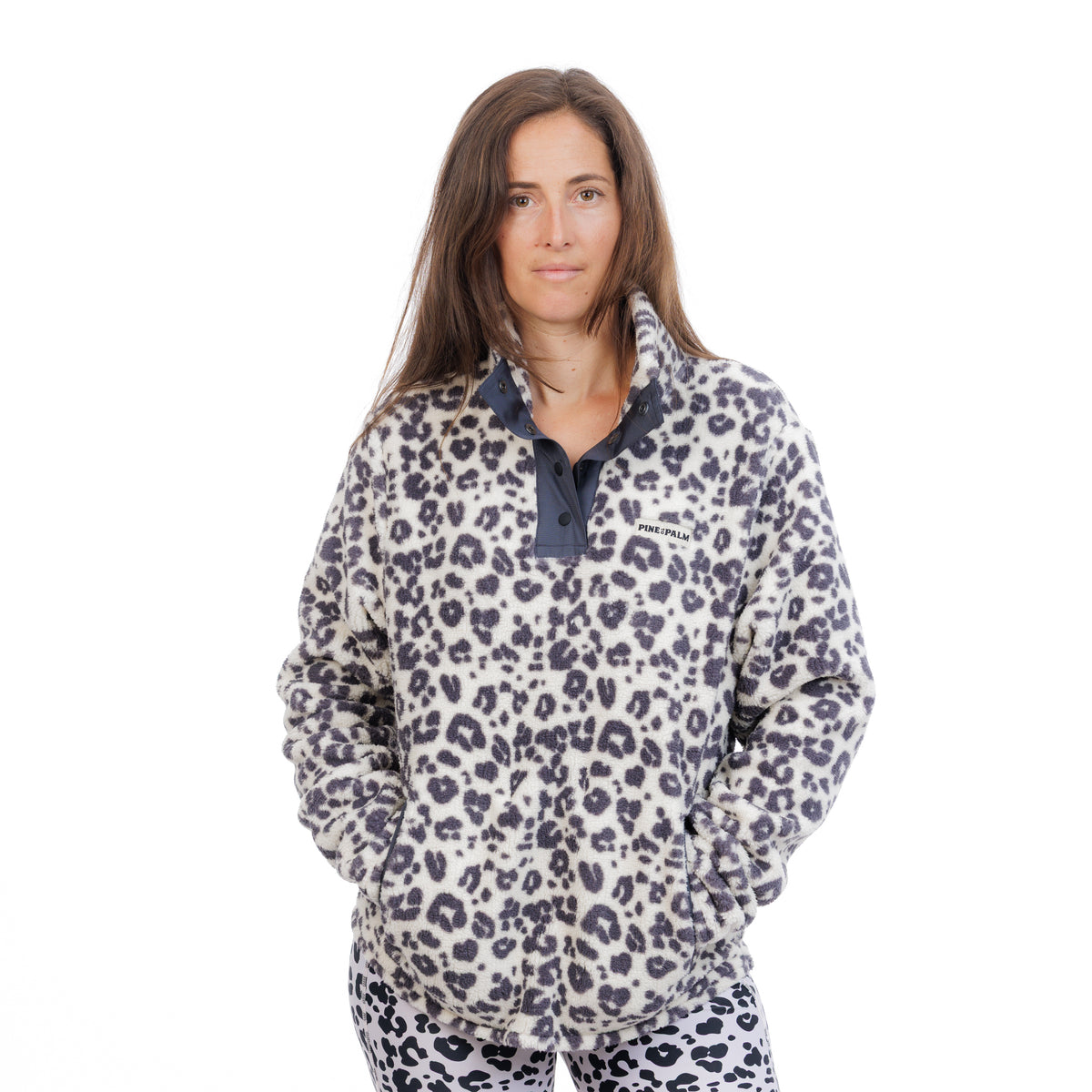 SWEAT POLAIRE LEO WHITE - FEMME