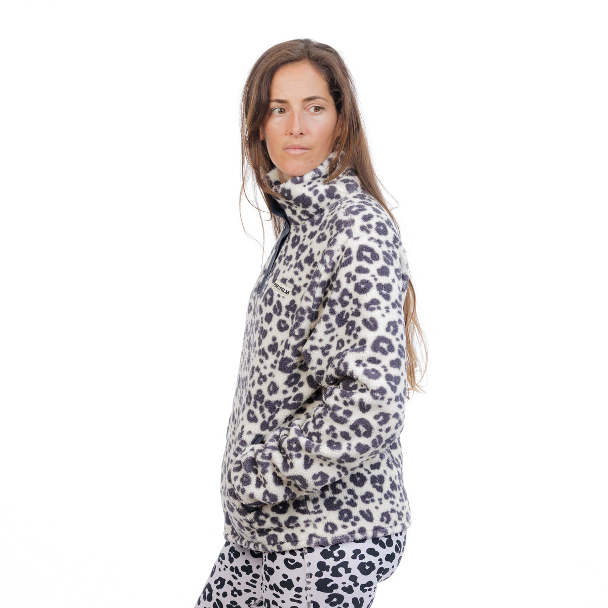 SWEAT POLAIRE LEO WHITE - FEMME