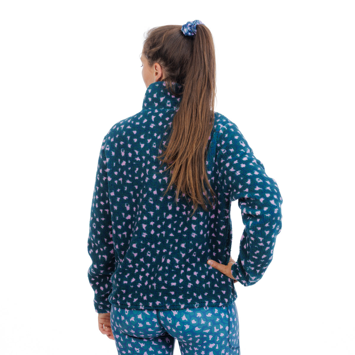 SWEAT POLAIRE WILD BLEU - FEMME