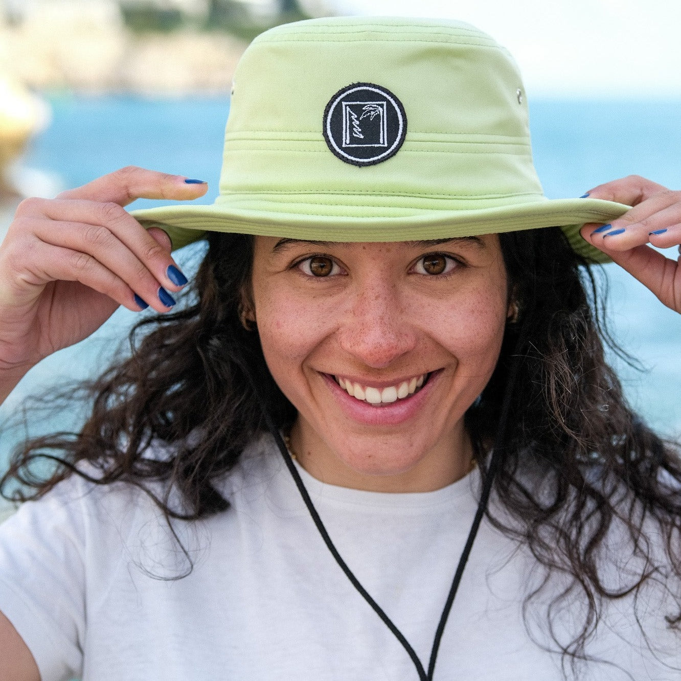 bob gande visière vert anis