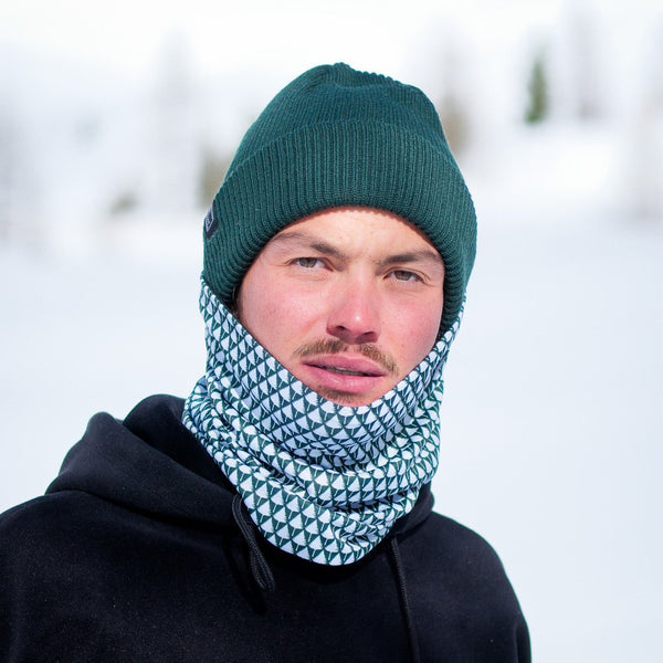 Guêtre De Cou Style Safari Avec Feuilles Vertes Pour Temps Chaud/froid