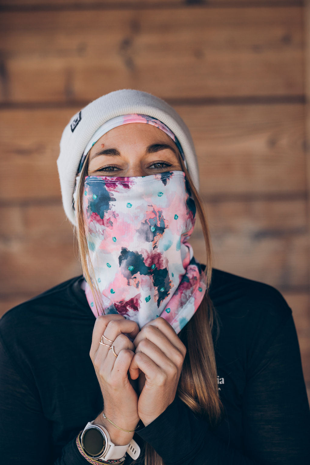 CAGOULE MATE ROSE – Porté / ambiance (JPG)