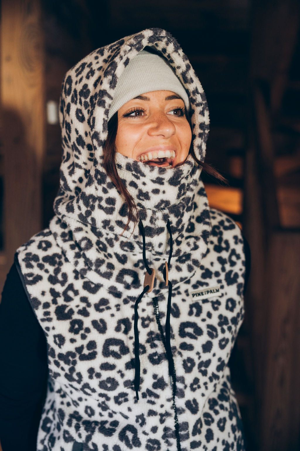 CAPUCHE POLAIRE LEO WHITE