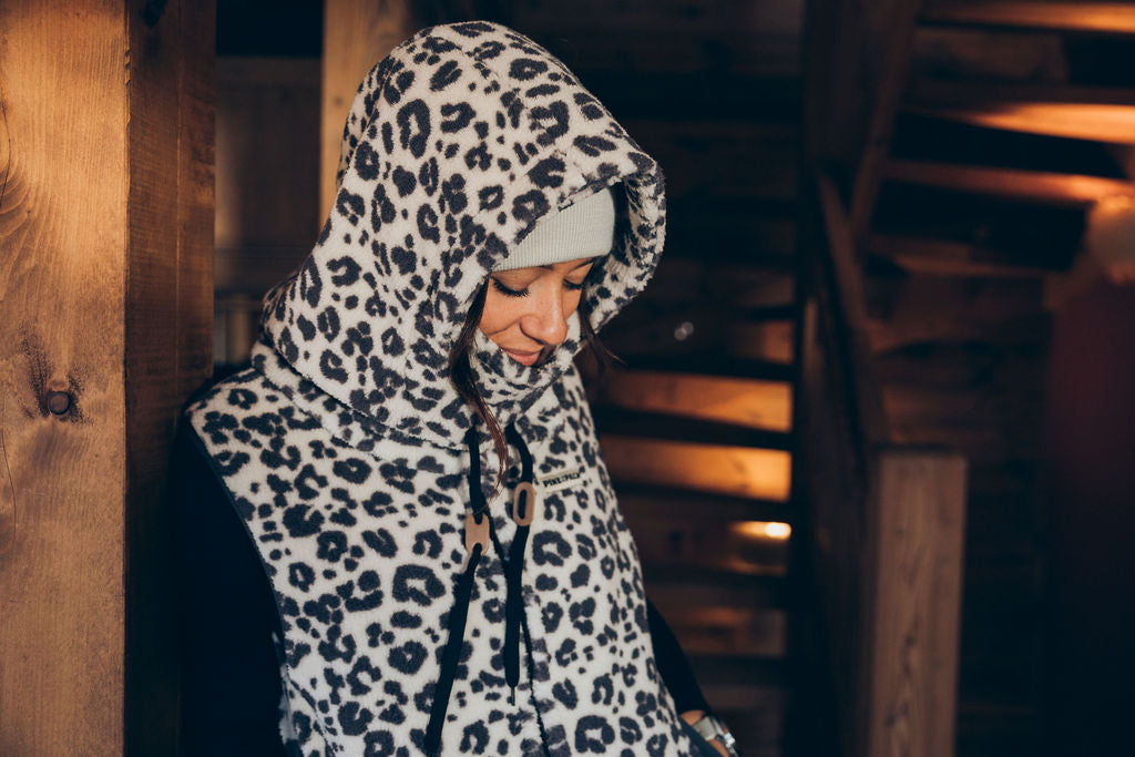 CAPUCHE POLAIRE LEO WHITE
