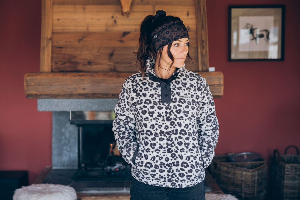 SWEAT POLAIRE LEO WHITE - FEMME
