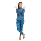TOP CHAUD WILD BLEU - FEMME