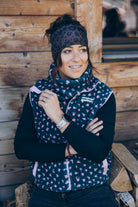 VESTE SANS MANCHES POLAIRE WILD BLEU - FEMME