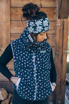 VESTE SANS MANCHES POLAIRE WILD BLEU - FEMME
